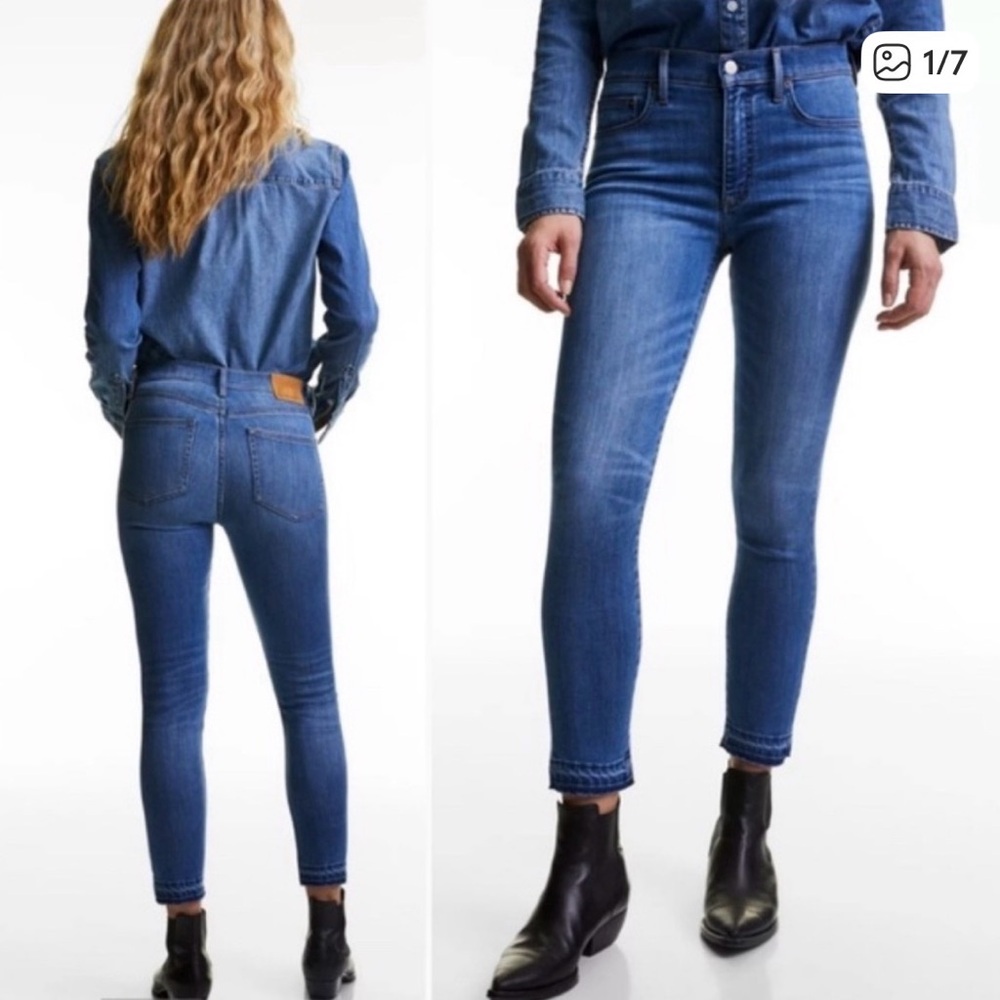Denim Forum The Nico Mid Rise Skinny Crop Size 27